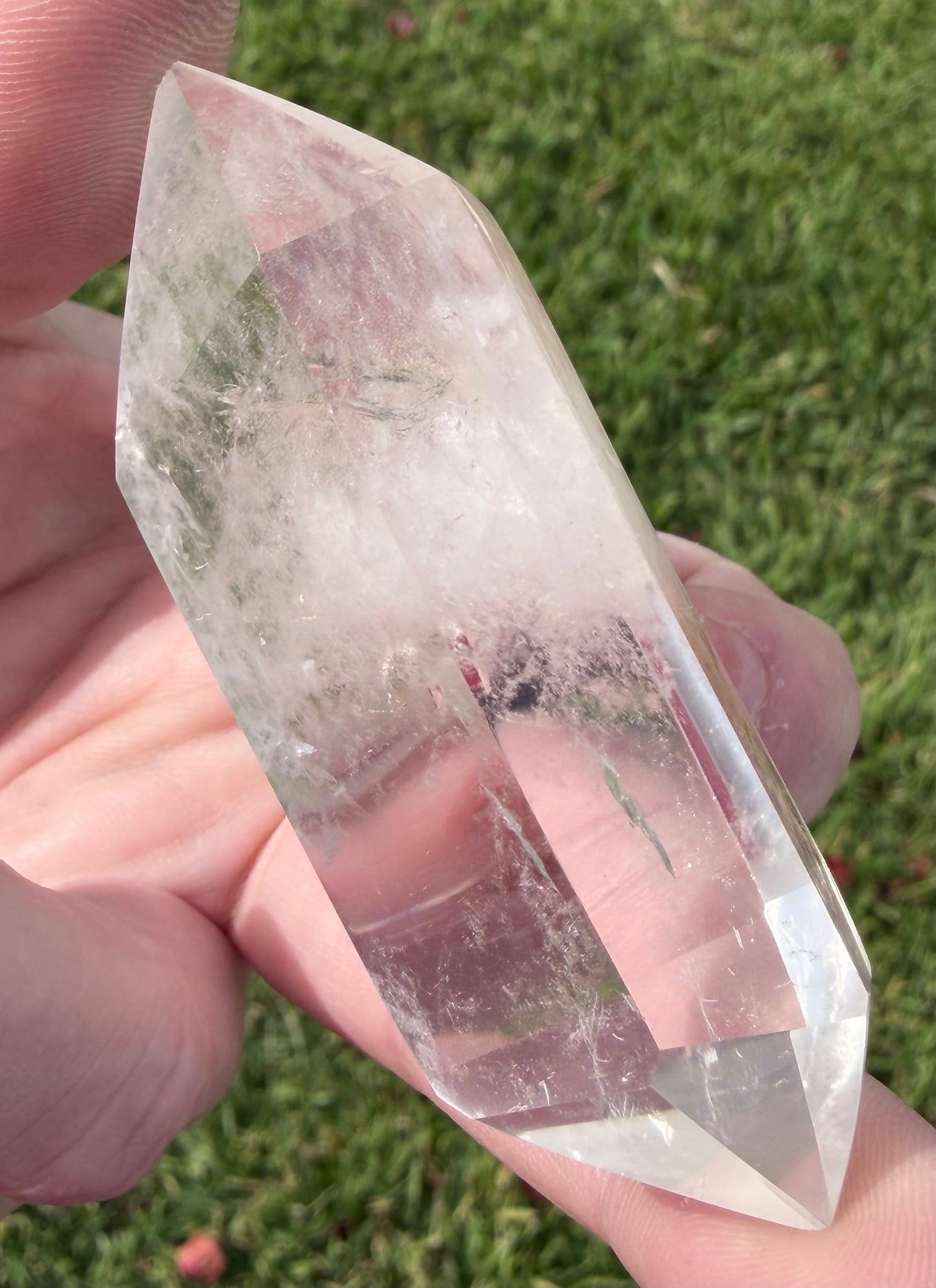 Double Terminated Clear Quartz Point – 7.3cm