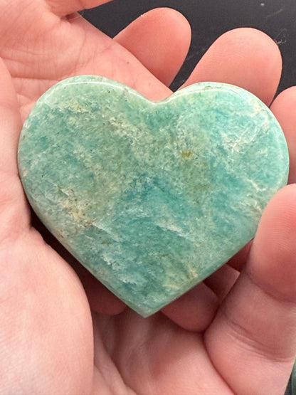 Amazonite Free standing Hearts