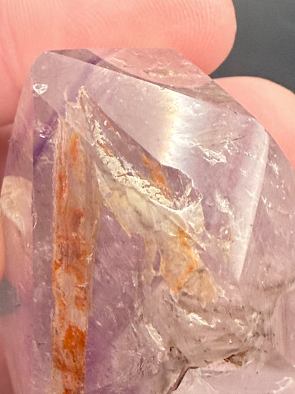 Amethyst Freeform with Hematite Inclusions