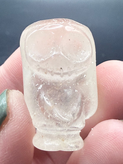 Clear Quartz Sally Skeleton Carving – 4.2cm