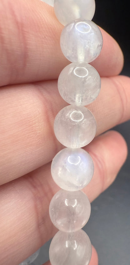 High Quality Blue Moonstone 8mm Bracelet