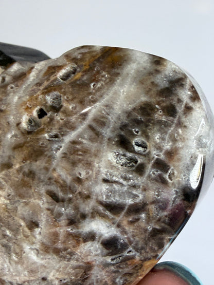 Sphalerite Free-Standing Heart D 5.3cm