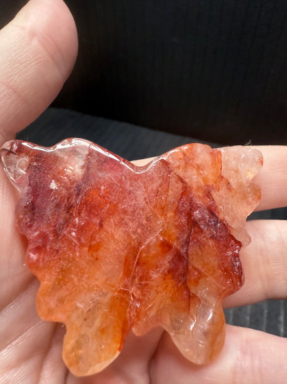 Fire Quartz Butterfly