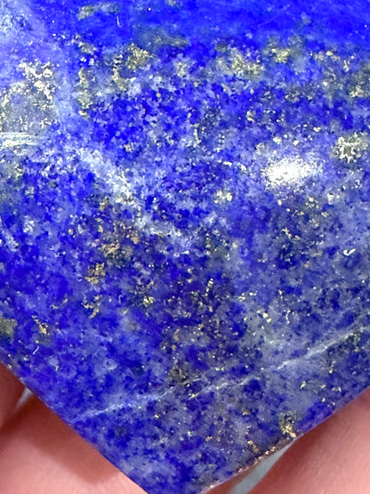 Natural Lapis Lazuli Heart with Pyrite | 4.5 cm | 61g B