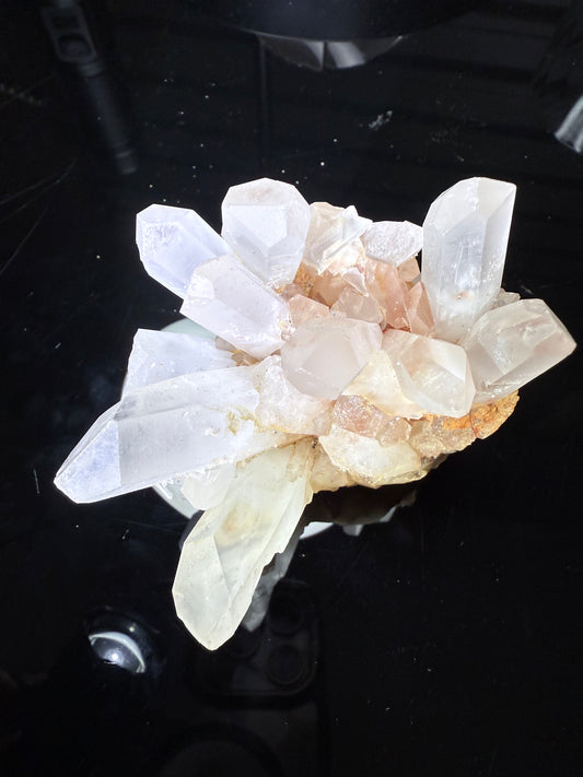 Madagascar pink Quartz Cluster