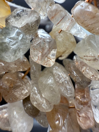 Garden Quartz & Rutile Quartz Tree of Life Dreamcatcher