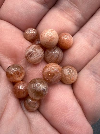 Micro High-Quality Sunstone Spheres