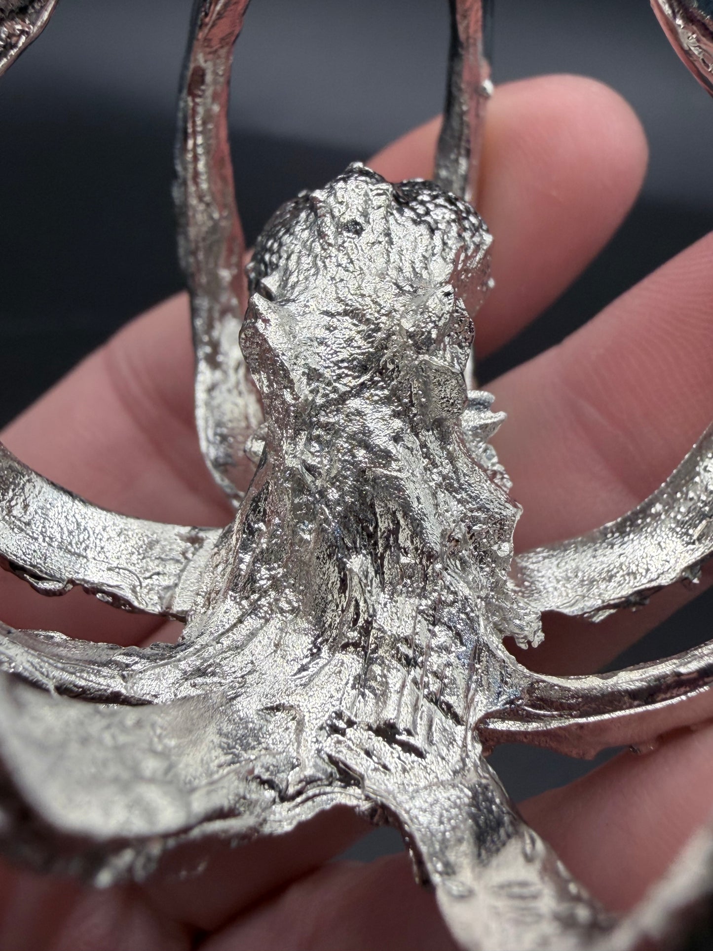 Octopus Sphere Stand – Silver Finish