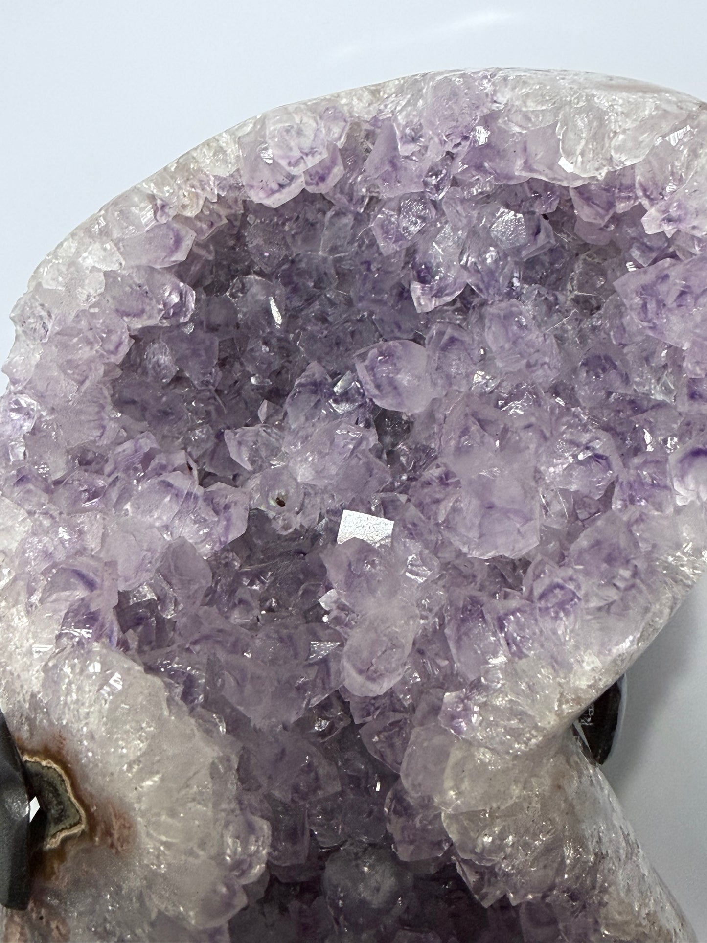 Phantom Amethyst Geode on Stand | Natural Brazilian Display Crystal | 1.5kg