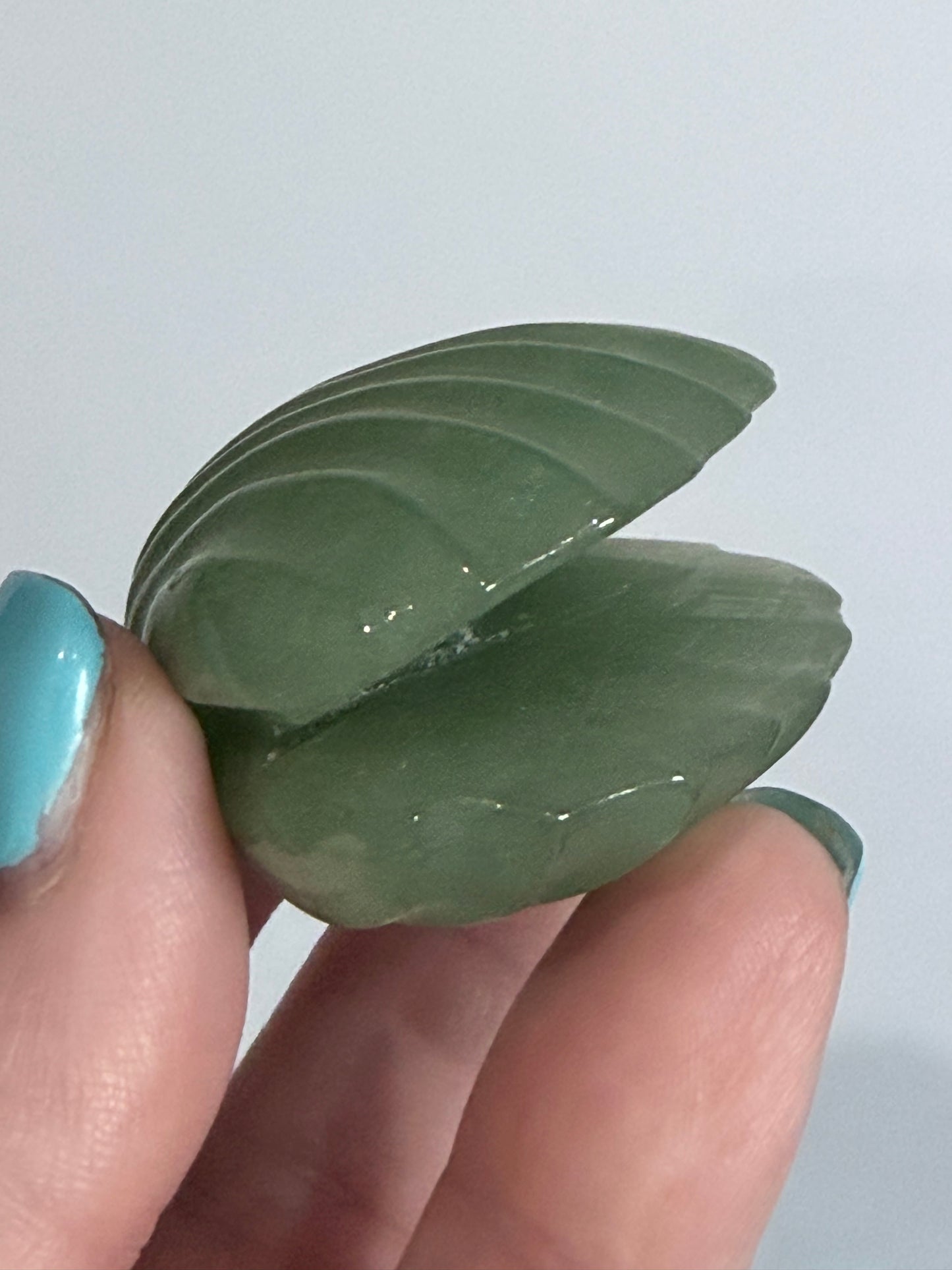 Green Aventurine Clam Shell