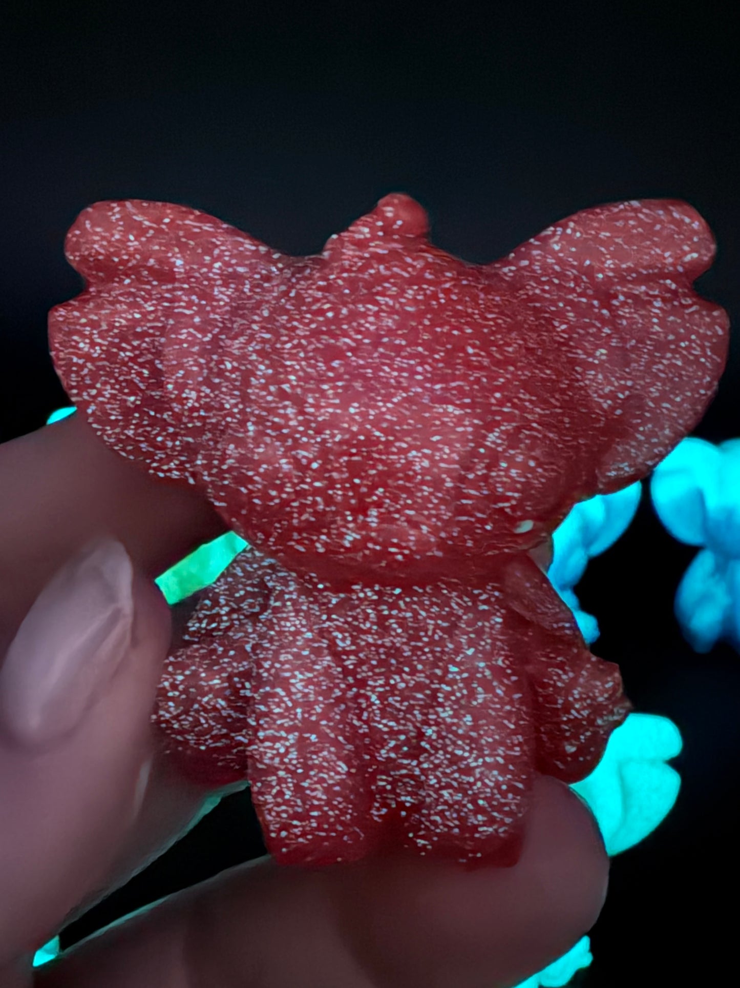 Stitch Luminous Red  Carving – Glow in the Dark