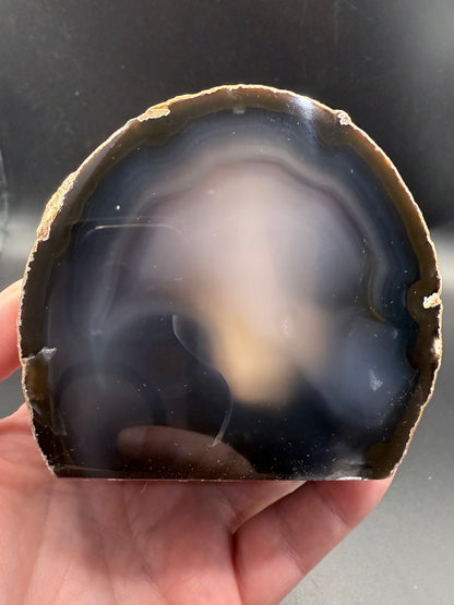 Natural Agate Candle Holder