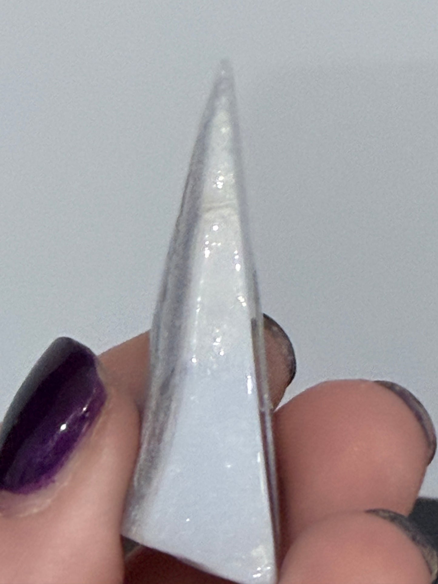 Blue Lace Agate Cake Slice – | 17g H