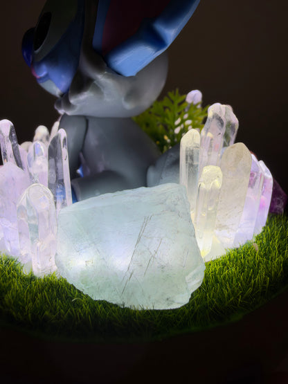 Stitch & Scrump Fluorite Crystal Garden USB Lamp