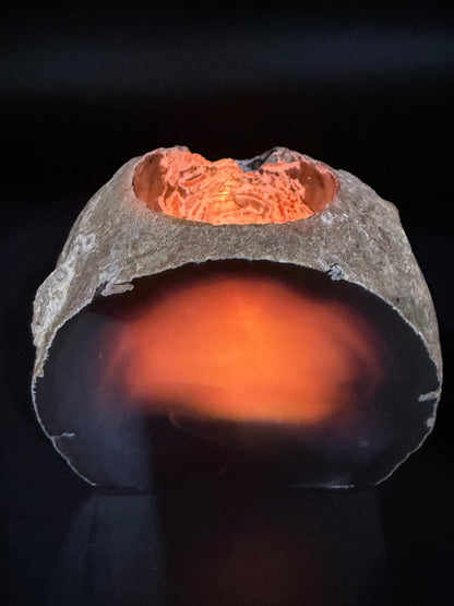 Natural Agate Candle Holder