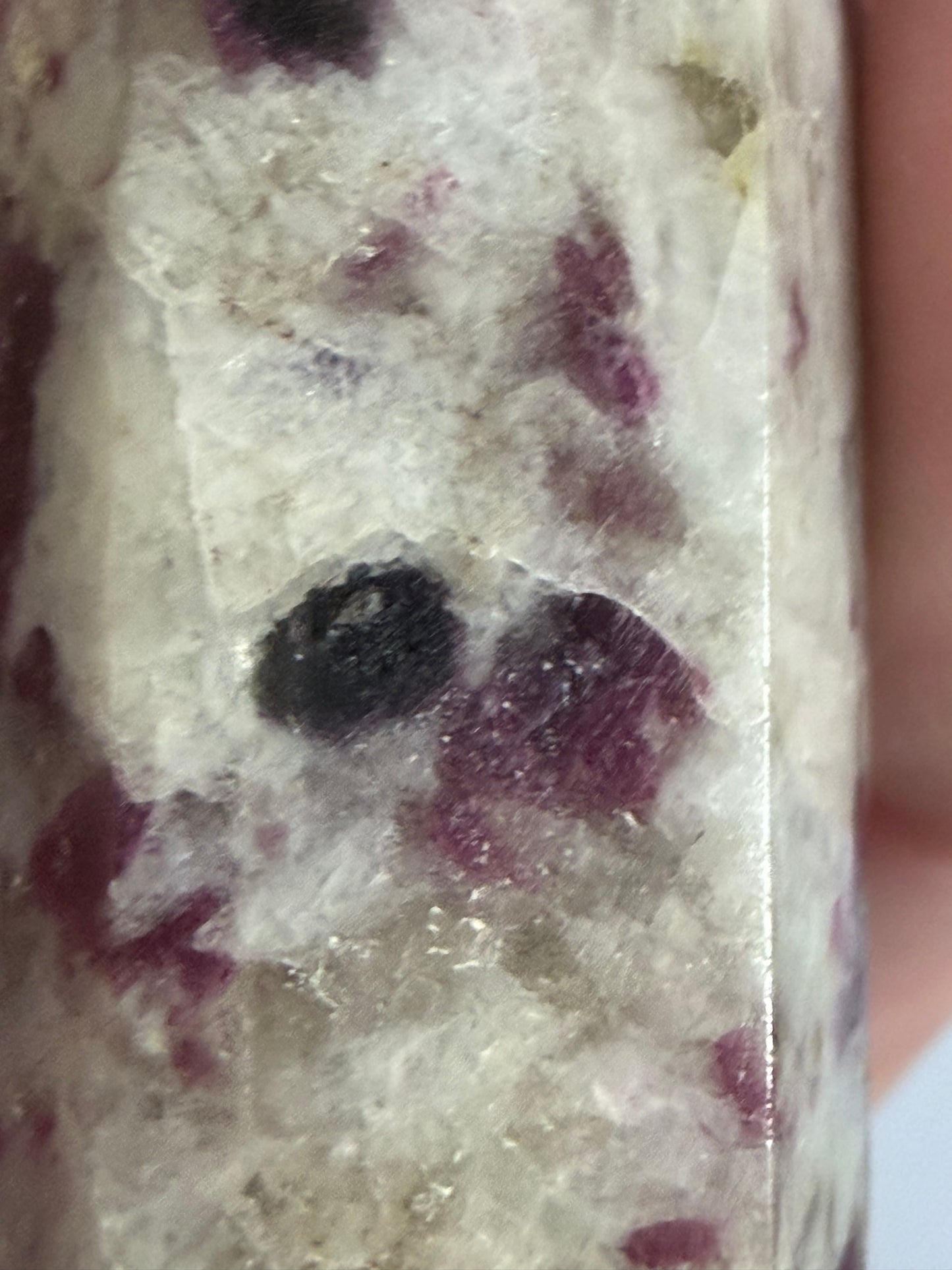 Pink Tourmaline in Quartz Crystal Tower – 10.2cm | 82g C