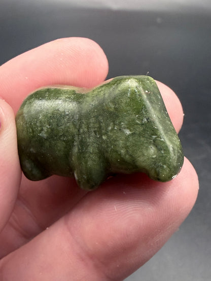 Mini Crystal Hippo Carvings – Strength, Calm & Emotional Balance