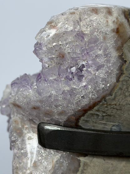 Phantom Amethyst Geode on Stand | Natural Brazilian Display Crystal | 1.5kg