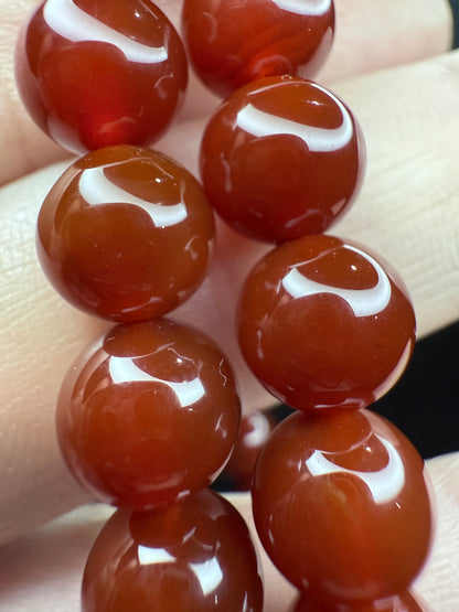 Red Agate 8mm Bracelet
