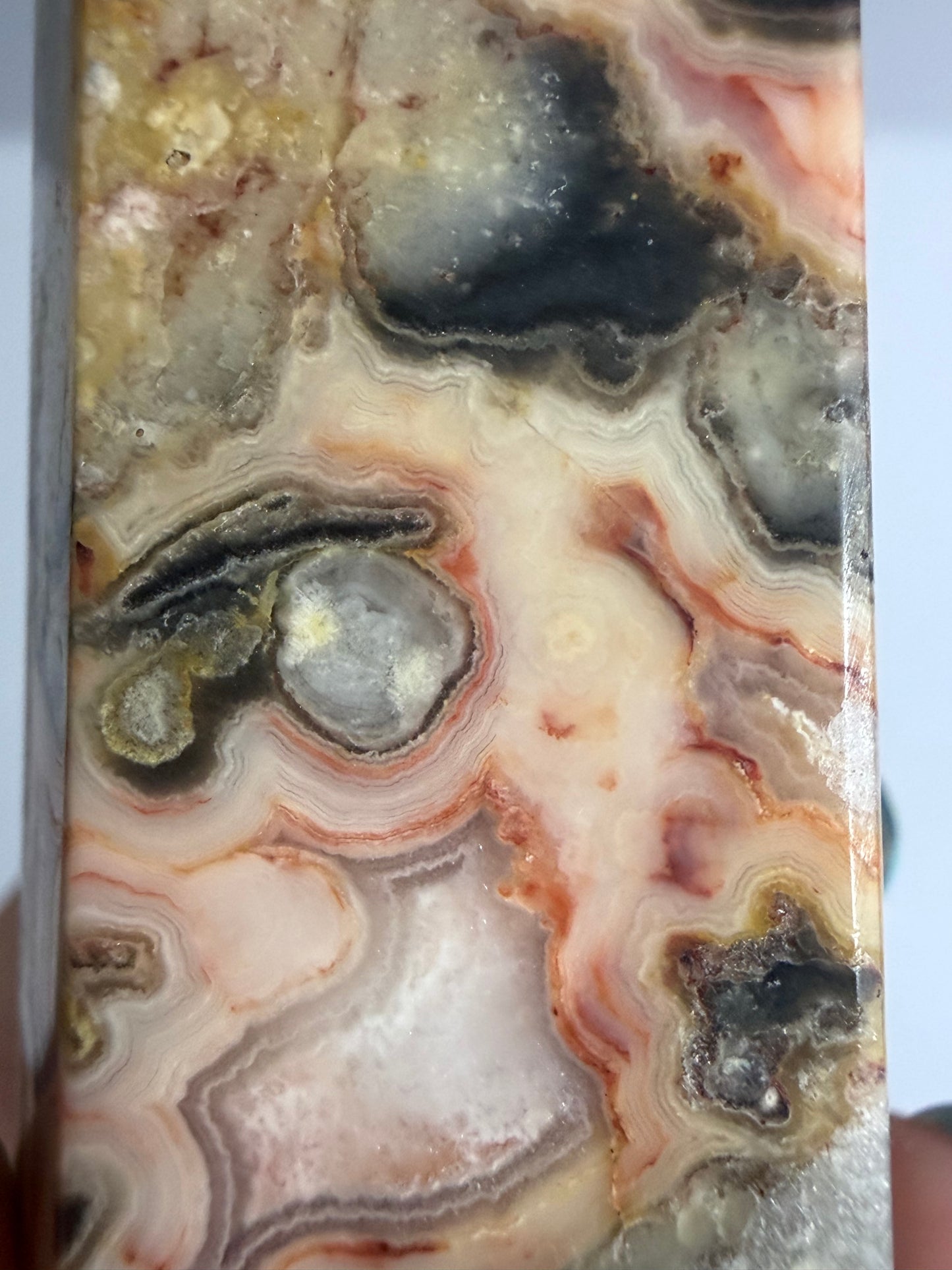 Crazy Lace Agate Tower –  B