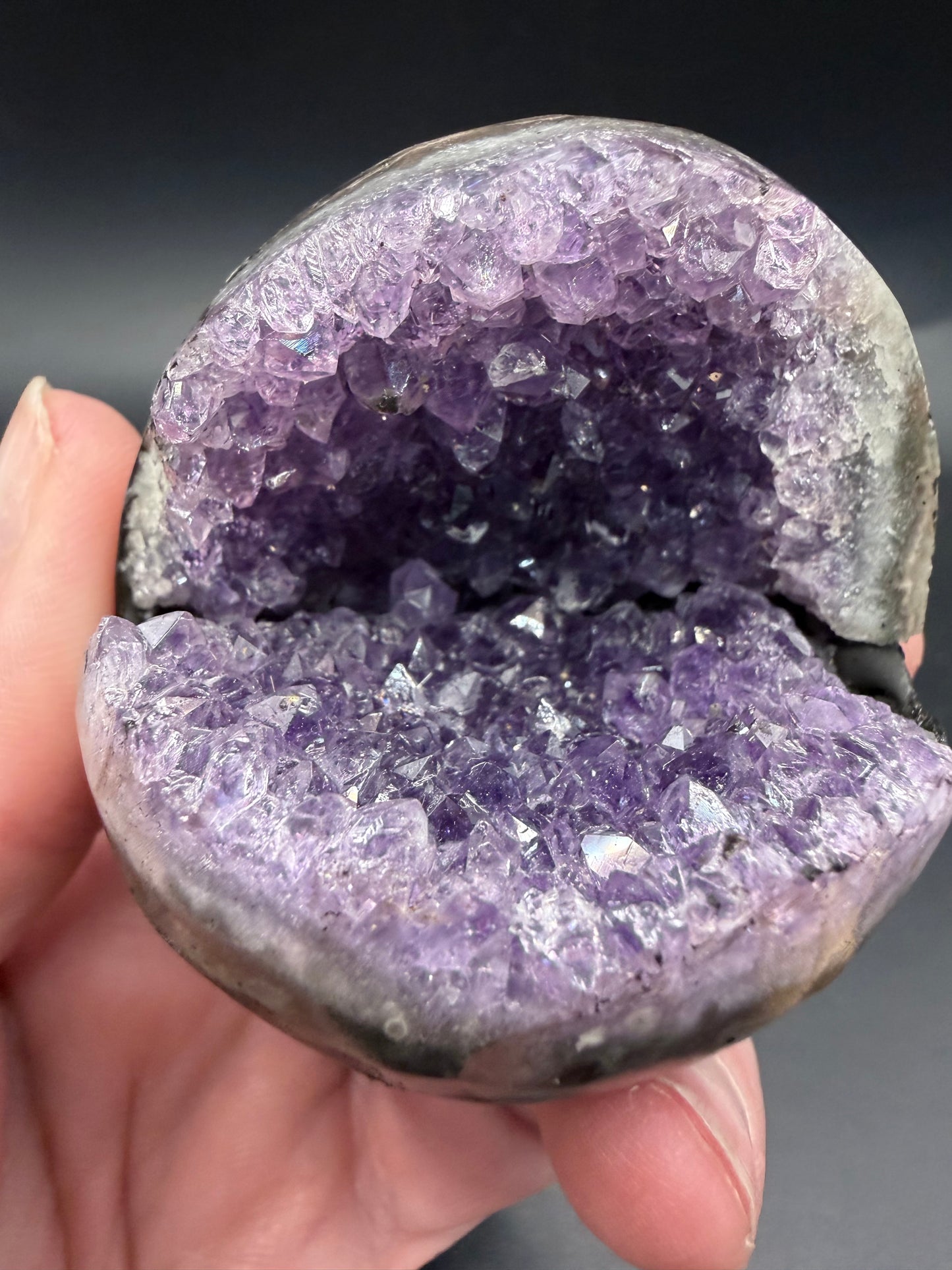 Amethyst Geode Sphere – A Grade A