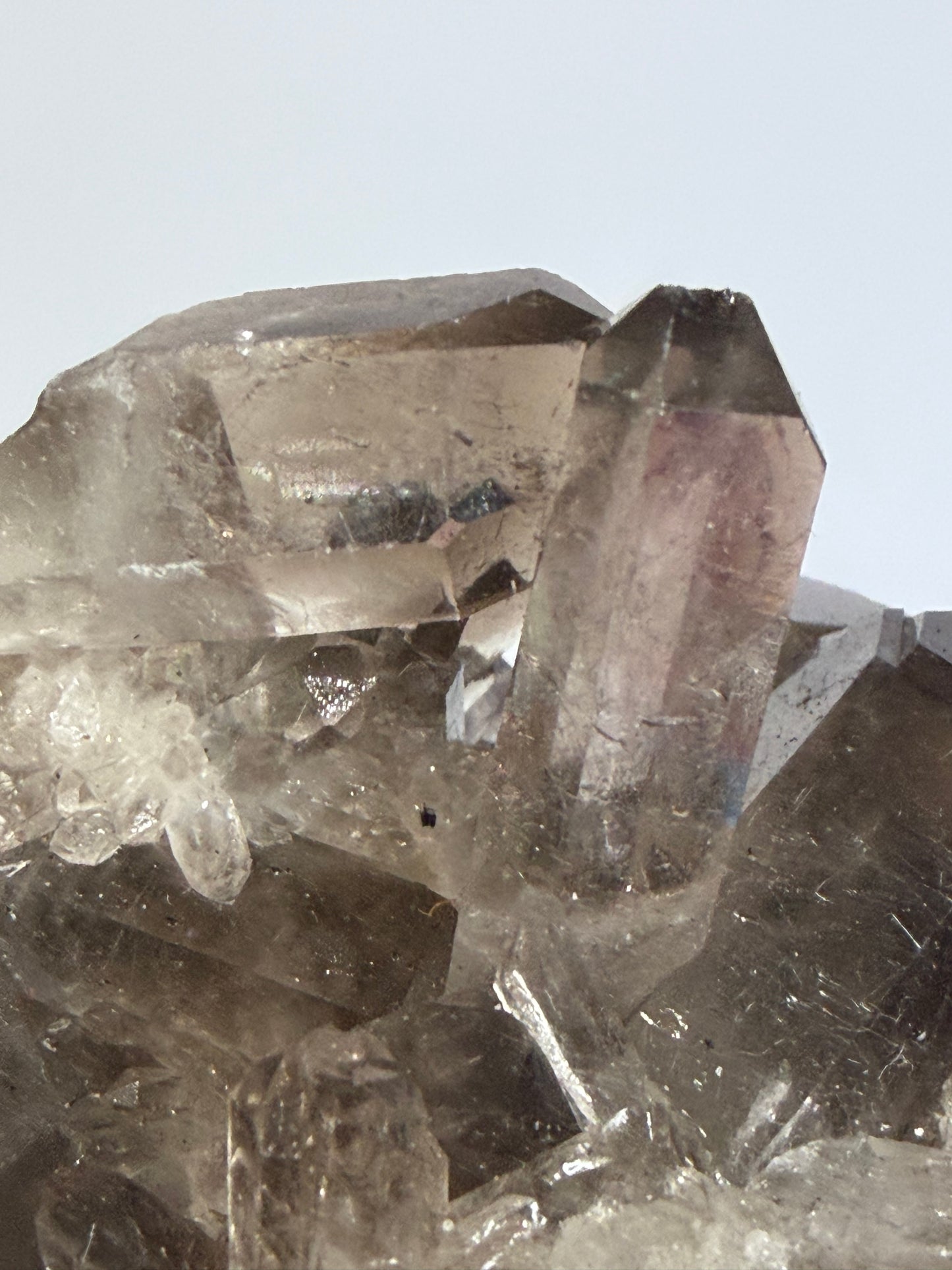 Smoky Quartz Crystal Cluster on Milky Quartz Matrix 214g | Natural Brazilian