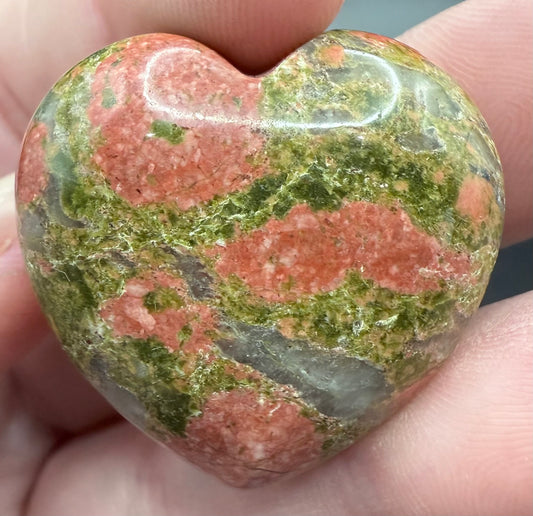 Unakite Heart – 3 cm