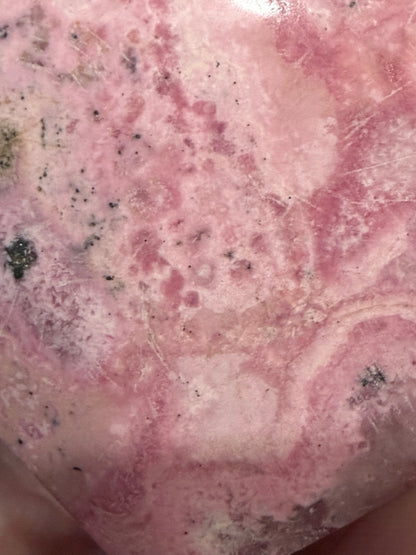 Pink Rhodonite Heart (Peru) A