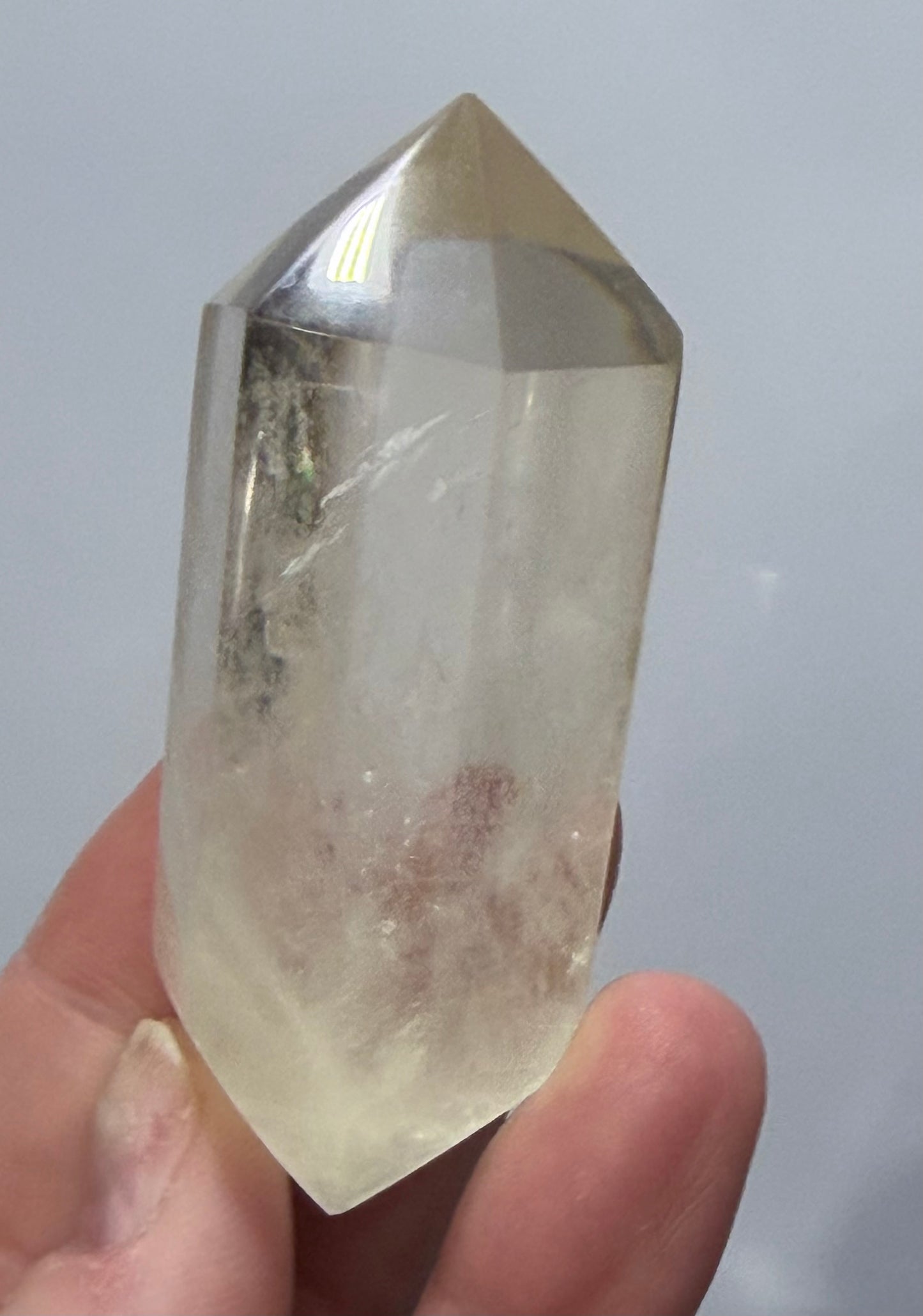 Light Citrine Quartz Double Terminated Point – 7.1cm