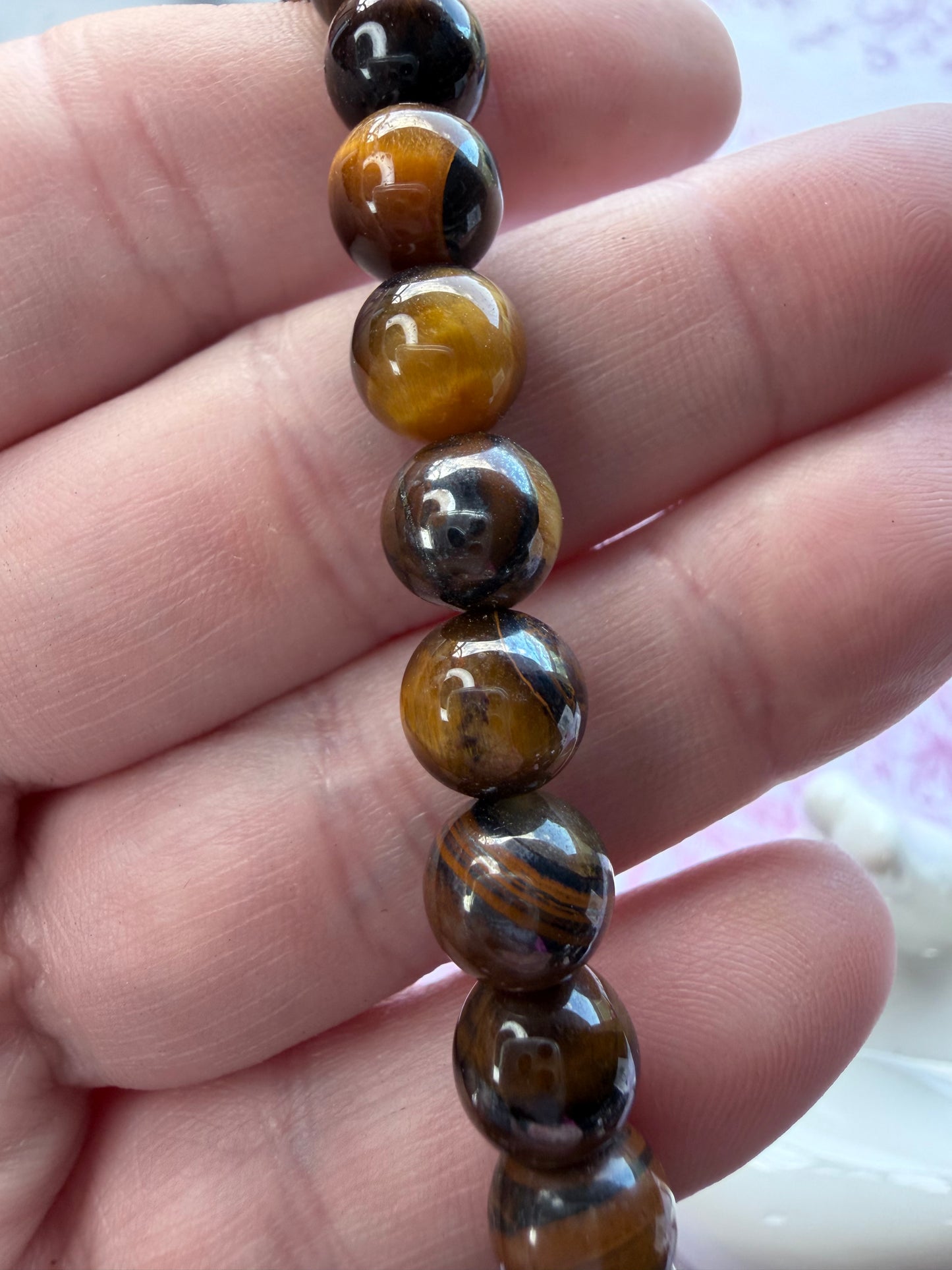 8mm Tiger’s Eye Bracelet

Protection • Confidence • Strength