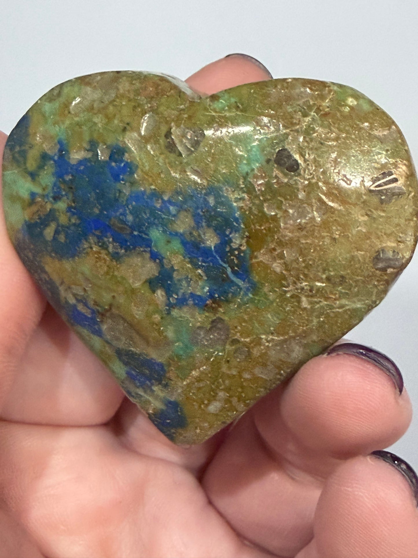 Chrysocolla Heart B