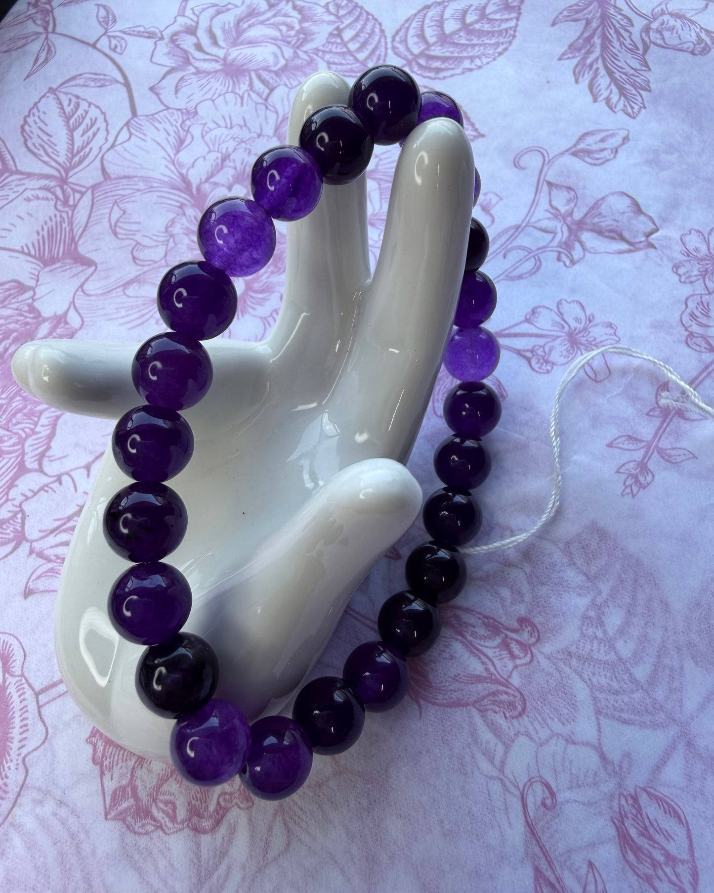 Amethyst Bracelet – 8mm (Stretch)