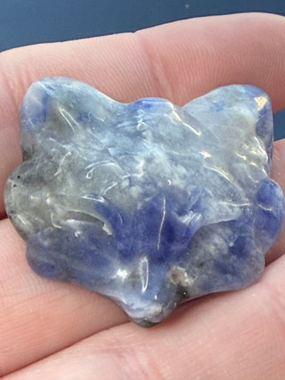 Chinese Sodalite Fox Mask