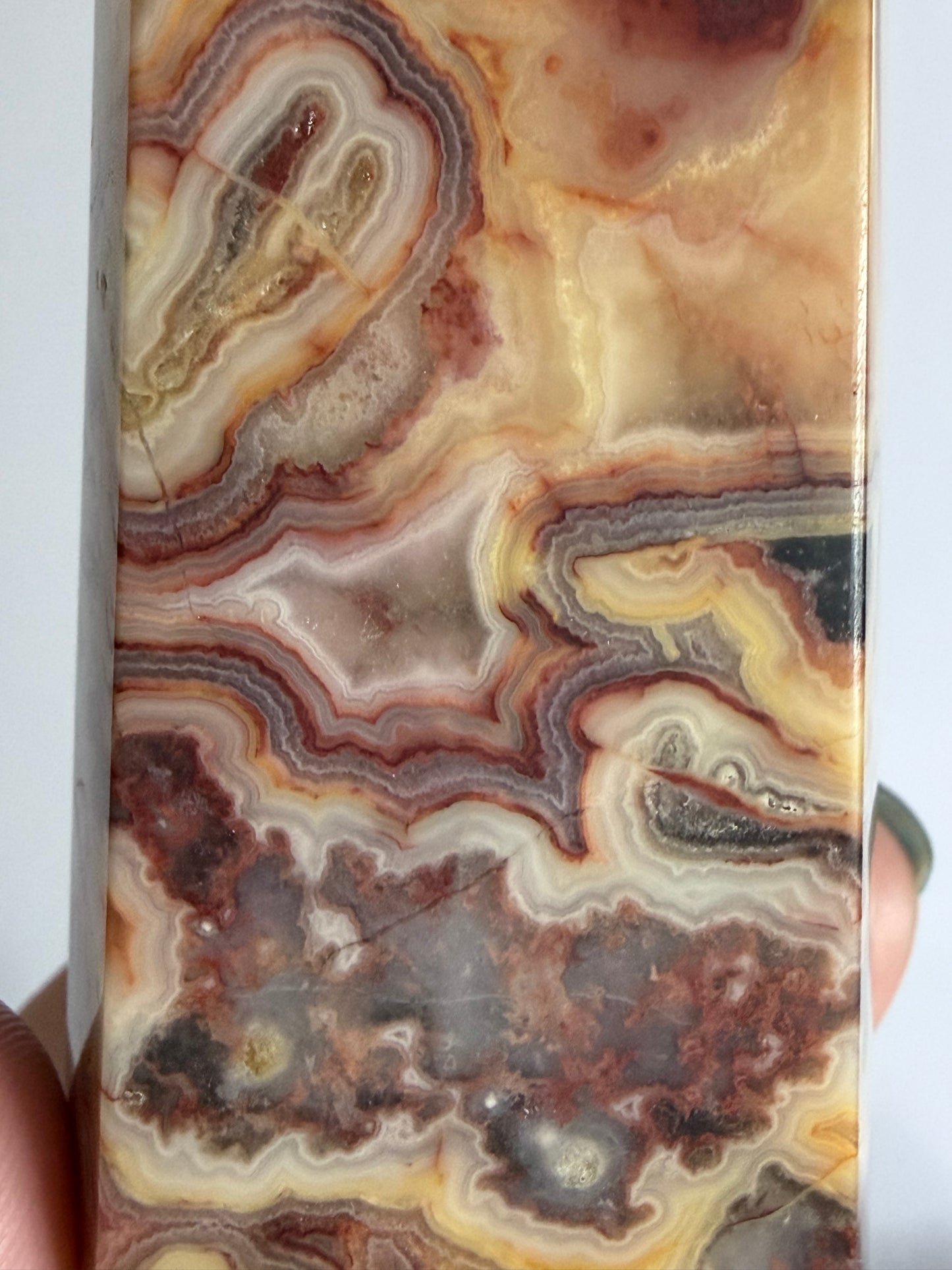 Crazy Lace Agate Tower – C -
