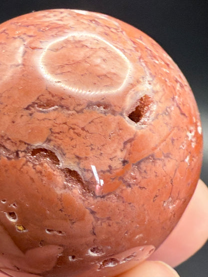 Pink Petal Agate 4cm Sphere