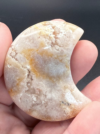 Flower Agate Moon