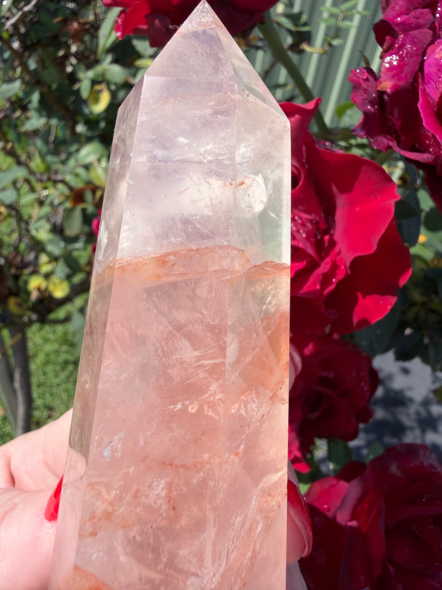 Fire Quartz Tower – 13.2cm | 292g