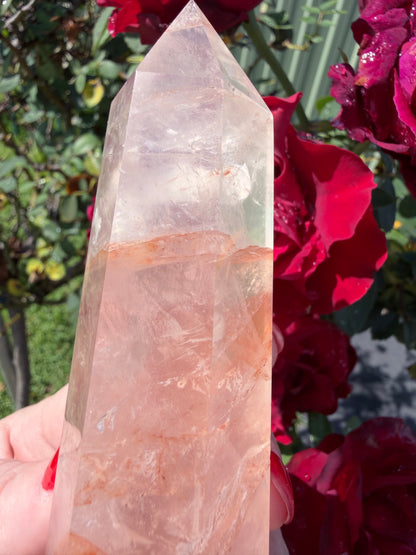 Fire Quartz Tower – 13.2cm | 292g