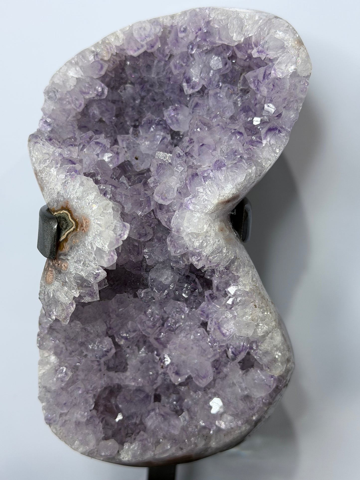 Phantom Amethyst Geode on Stand | Natural Brazilian Display Crystal | 1.5kg