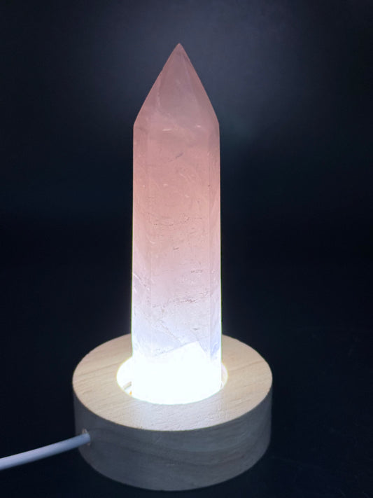 Rose Quartz Point from Madagascar - Crystal wonderland By Lisa