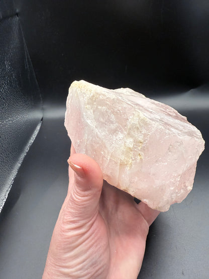 Rose Quartz Raw Candle Holder