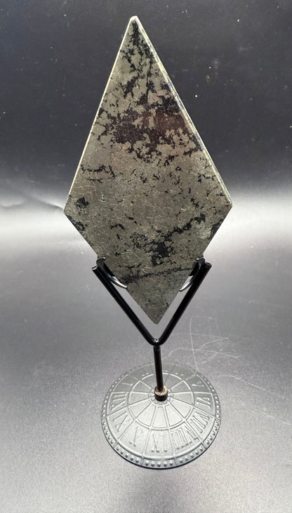 Pyrite Rhombus on Stand