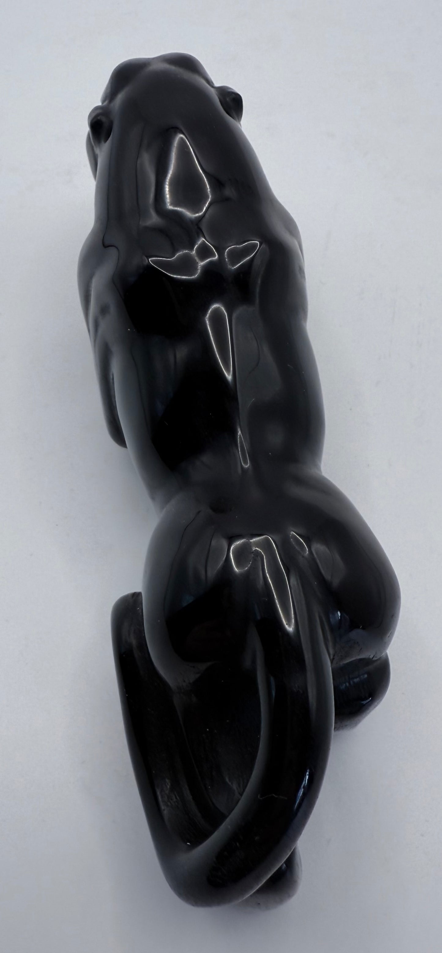 Black Obsidian Panther Carving