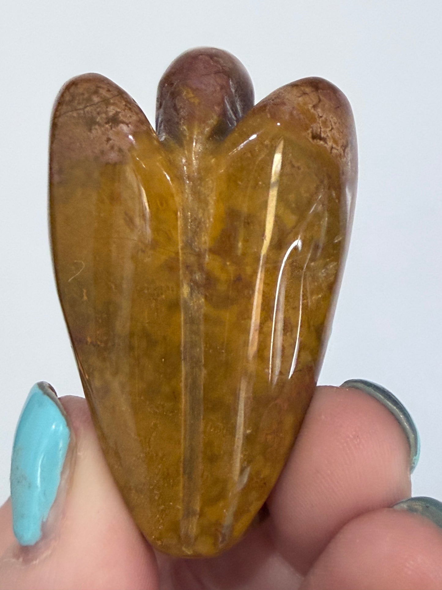 Ocean Jasper Angel Carving – 5cm B -
