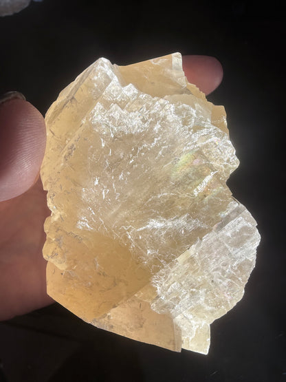 Raw Calcite on Light Base