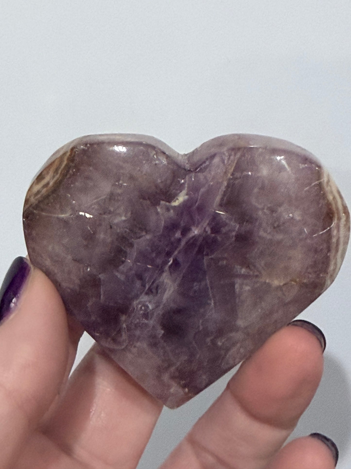 Amethyst Heart – Free Standing