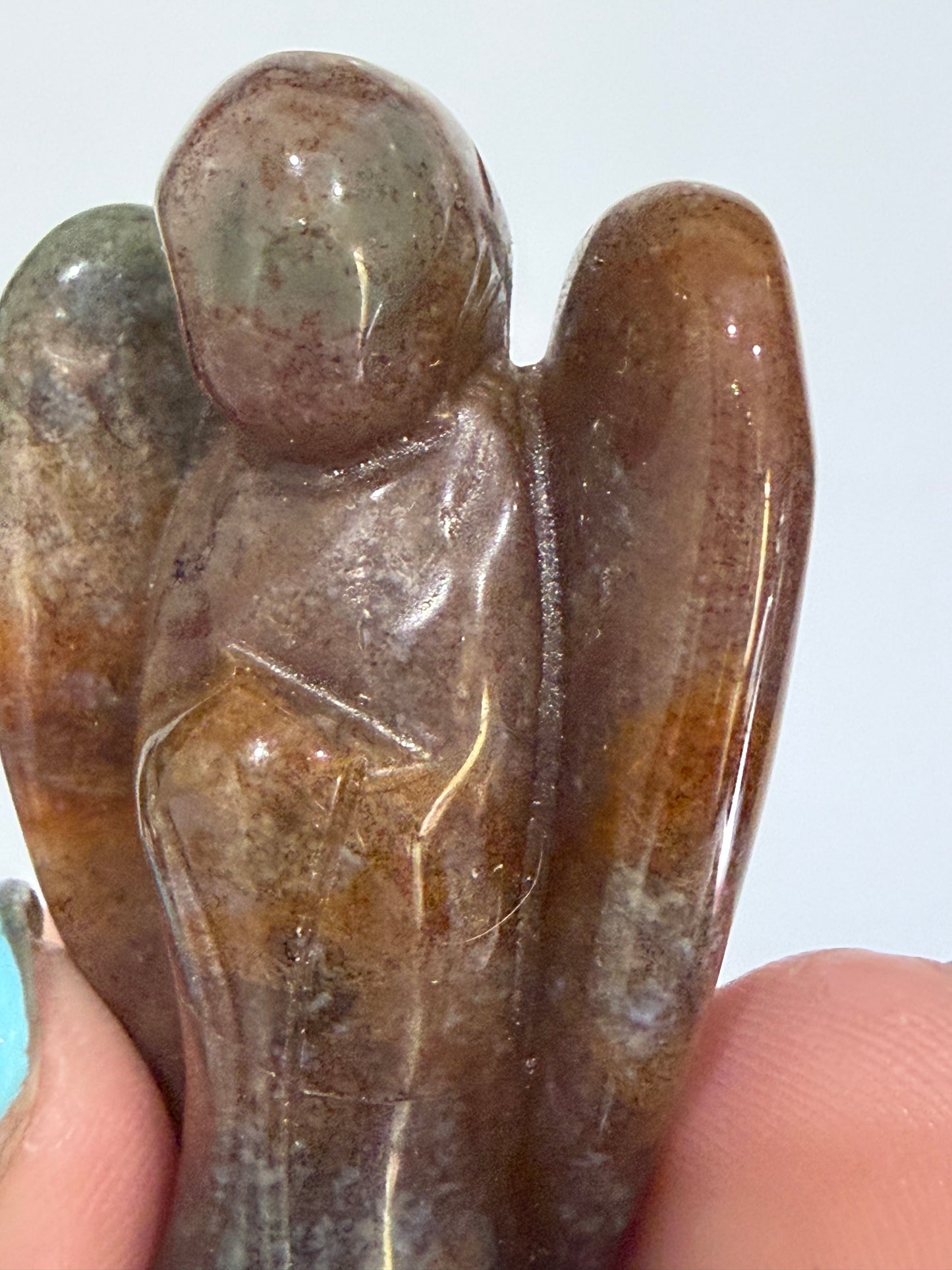 Ocean Jasper Angel Carving – 5cm  A