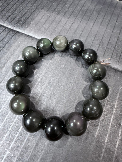 Rainbow Obsidian Bracelet 16mm
