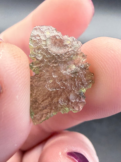 Certified Genuine Moldavite (Czech Republic)  0.93g – includes authenticity card