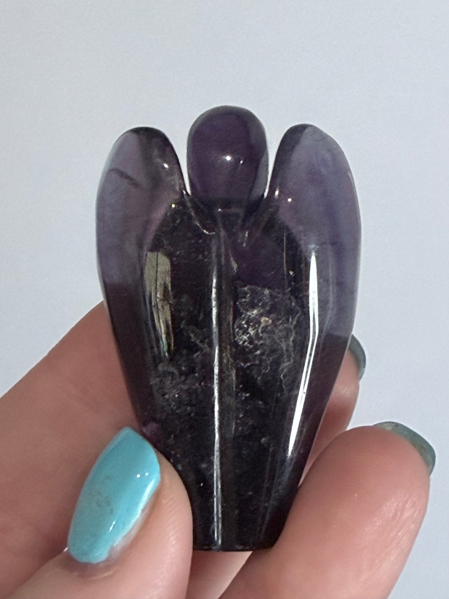 Rainbow Fluorite Angel – 6cm B -